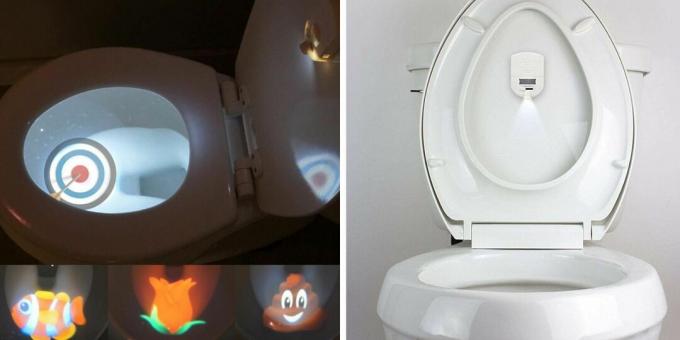 gadget insoliti: luci del bagno
