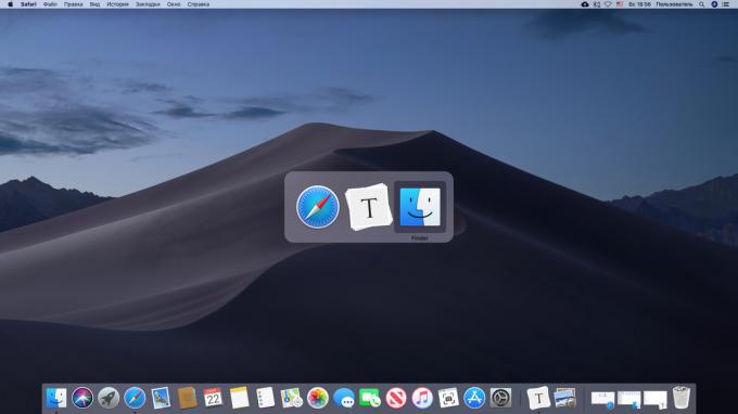 Commutazione veloce tra le applicazioni in MacOS
