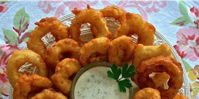 anelli cetriolo Ricetta fritto