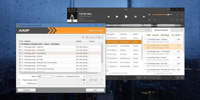 Audio Converter per Windows, MacOS e Linux: AIMP