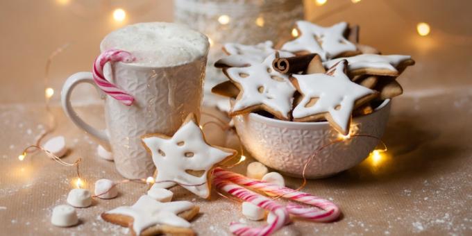 Biscotti di pan di zenzero con glassa al rum