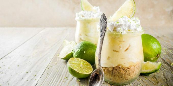 Cheesecake al lime senza cottura