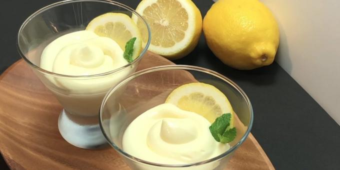 Cosa cucinare con il limone: limone crema mousse