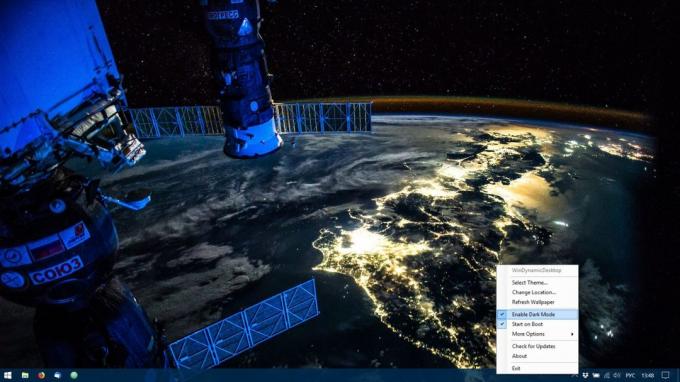 carta da parati dinamica per Windows 10: la vista che cambia dalla ISS