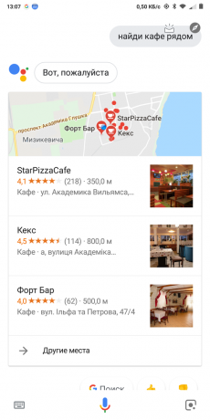 Google Now: Ricerca Café