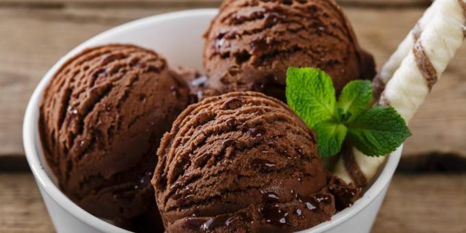 gelato al cioccolato di Jamie Oliver