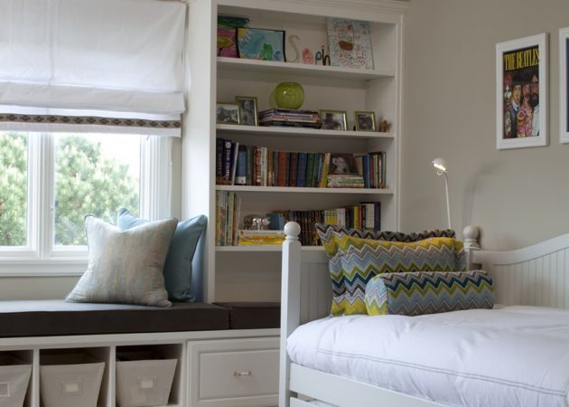 Piccolo design camera da letto: scegliere le tende