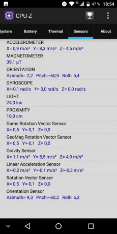 VKworld S8: sensori