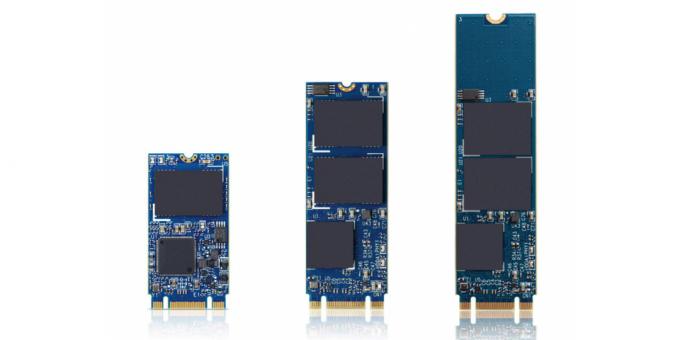 Qual è il miglior SSD: Tre unità SSD M.2 diverse lunghezze 