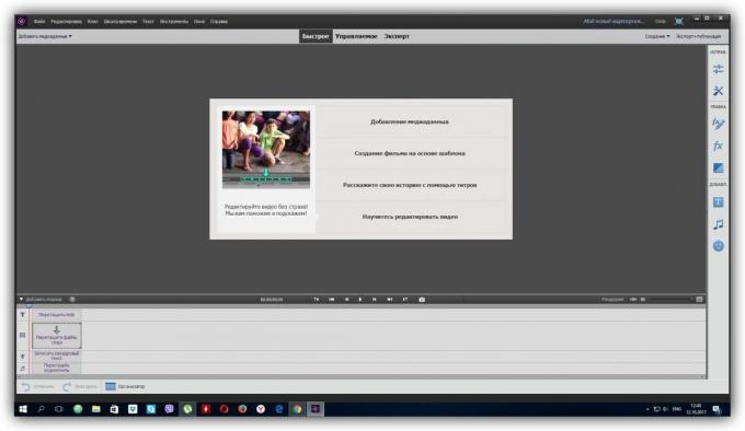 Programma per l'editing video: Adobe Premiere Elements