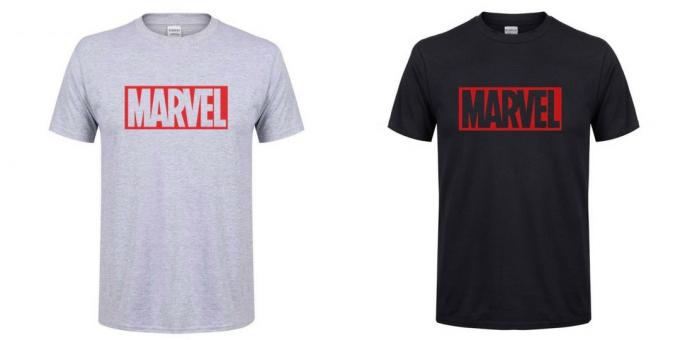 T-shirt con il logo della Marvel