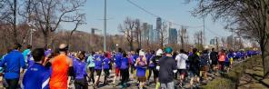 La grandiosa Mosca Marathon è sulla strada