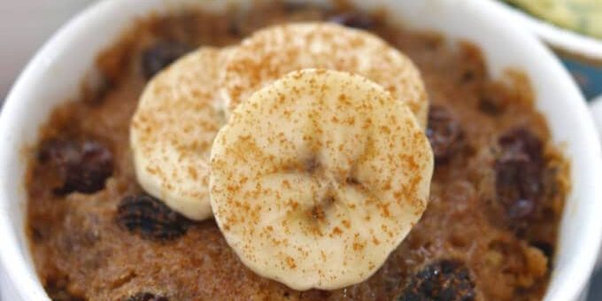 muffin di banana con uvetta