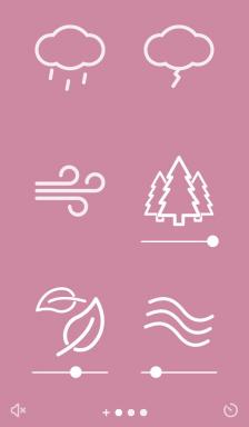 Noisli per iOS: suono di sottofondo al vostro gusto