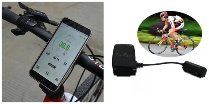 bicicletta gadget: sensore di velocità