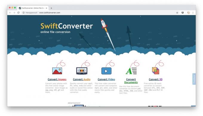 convertitori online: SwiftConverter