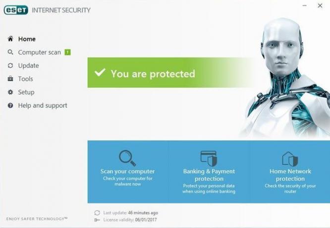 Anti-Virus per Windows 10: ESET Internet Security 10