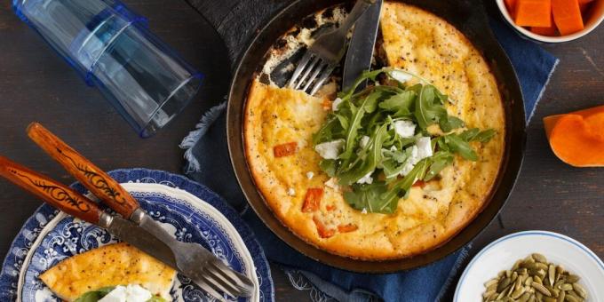 Frittata con zucca