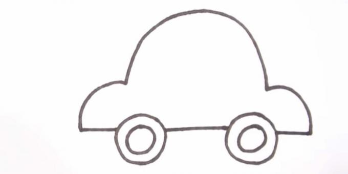 Come disegnare un'auto: rifinisci il corpo