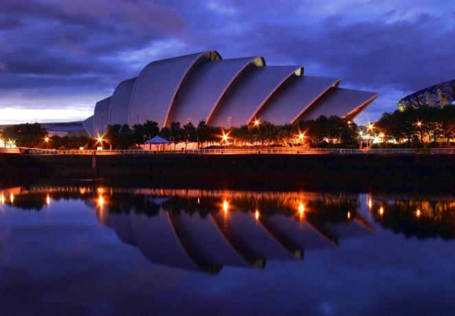 architettura europea: The Armadillo a Glasgow