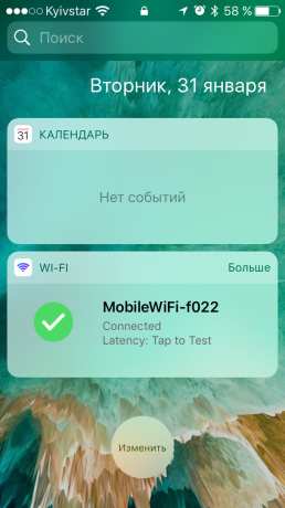Wi-Fi Widget: un widget sulla schermata di blocco