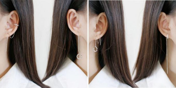 Gioielli alla moda: orecchino trasformatore