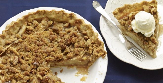 torta rapida per il tè: Apple e torta di pecan