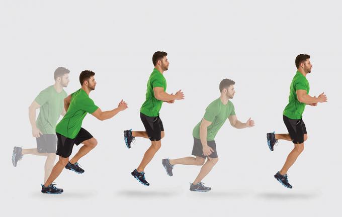 Come correre veloce: saltare su una gamba