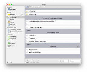 Le cose - task manager impeccabile per iOS e OS X