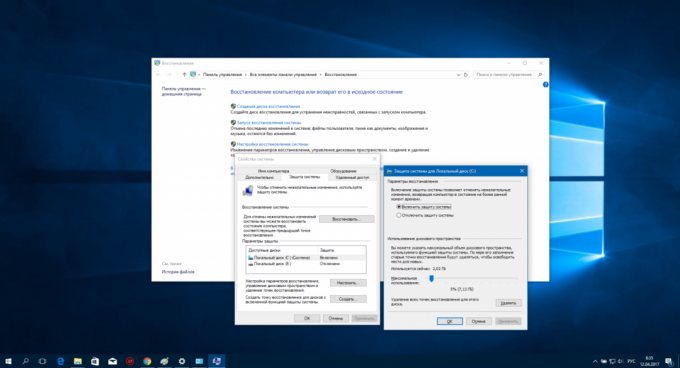 Configurare Windows 10: Ripristino configurazione di sistema di servizio