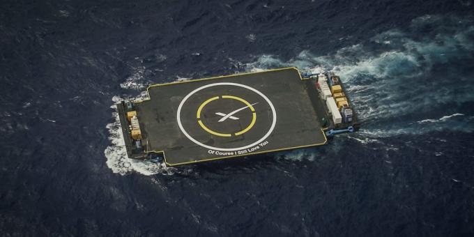 piattaforma galleggiante SpaceX