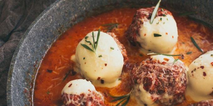 Polpette di manzo al sugo di pomodoro