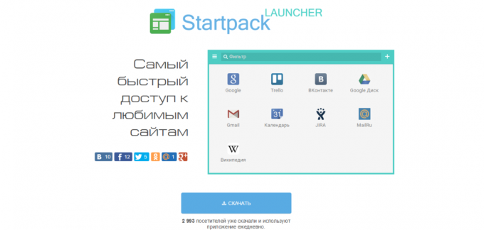 Programma Startpack Launcher