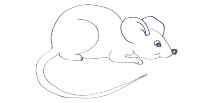Come disegnare un topo o un topo più difficile