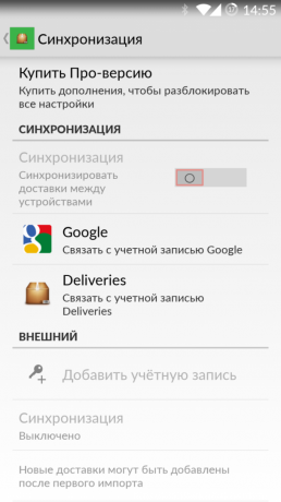Monitoraggio invii postali con consegne per Android