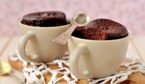 Muffin al cioccolato nel microonde