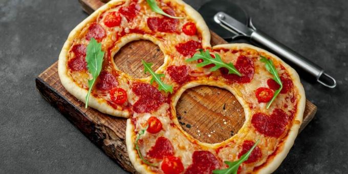 Pizza festiva l'8 marzo