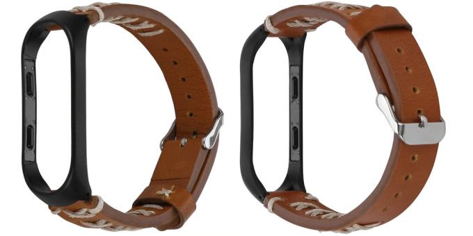 cinturino in pelle di spessore per Xiaomi Mi Band 3