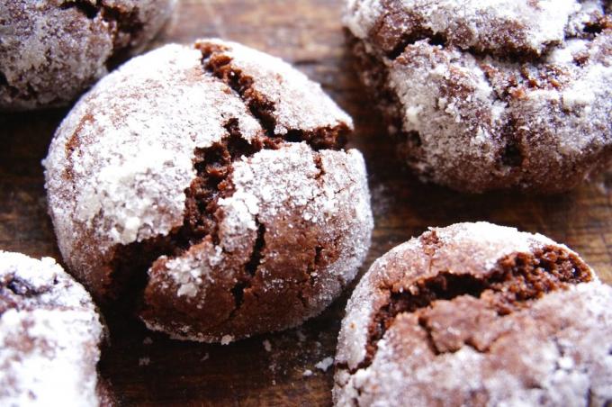 Ricetta per biscotti al cioccolato in zucchero in polvere 