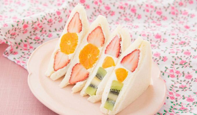 Panini alla frutta giapponesi perfetti