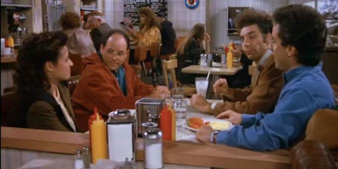 Uno scatto della vecchia serie Seinfeld