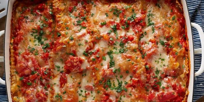 Come preparare il cavolfiore: lasagne italiana con cavolfiore