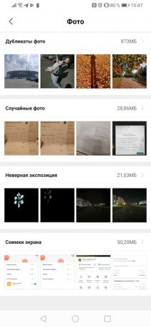 Xiaomi Cleaner Lite: ricerca di foto