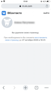Come ripristinare la pagina VKontakte o accedervi