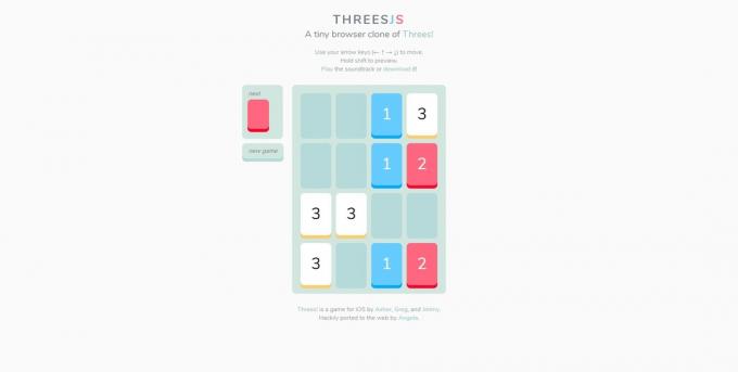 Giochi di puzzle online gratuiti: Threes JS
