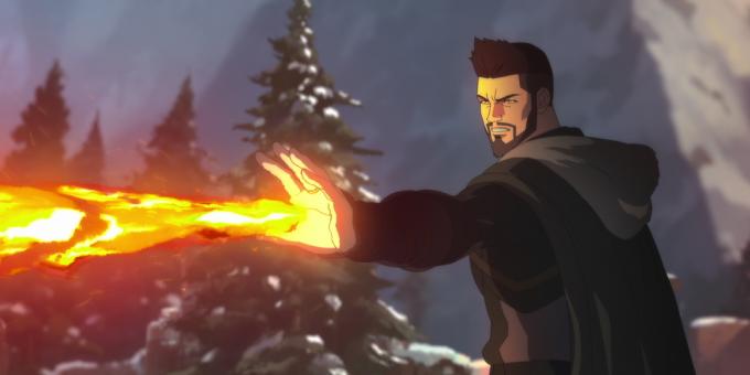 Frame dall'anime " The Witcher: Nightmare of the Wolf"