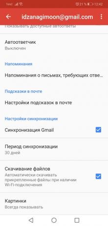 Gmail: Attiva risposta automatica