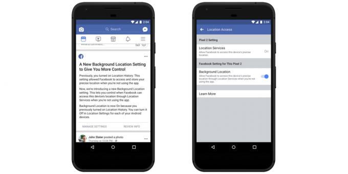 Su dispositivi con Android Facebook riceve geolocalizzazione dei dati, ma può essere disattivato