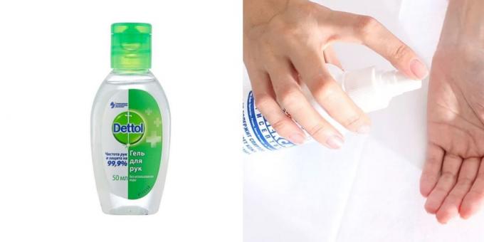 gel detergente disinfettante mano