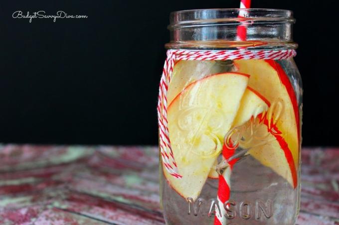 acqua aromatizzata: mela e cannella